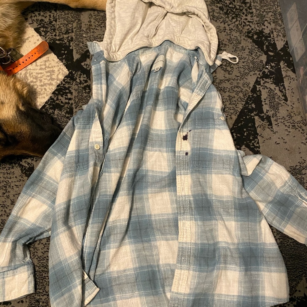 American eagle plaid lightweight jacket